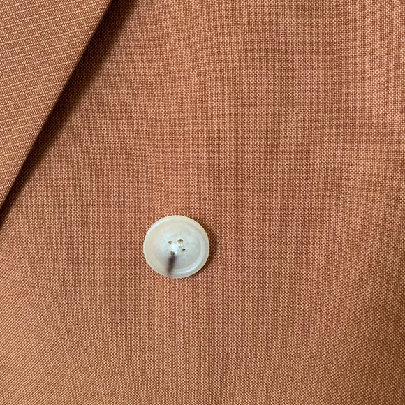 Acne Studios dark burnt orange double breasted suit blazer jacket US 2 4 - Picture 3 of 16